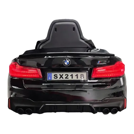 Auto Elettrica per Bambini Doppio Motore 24V BMW M5 Nero Metallizzato