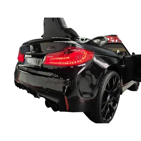 Auto Elettrica per Bambini Doppio Motore 24V BMW M5 Nero Metallizzato