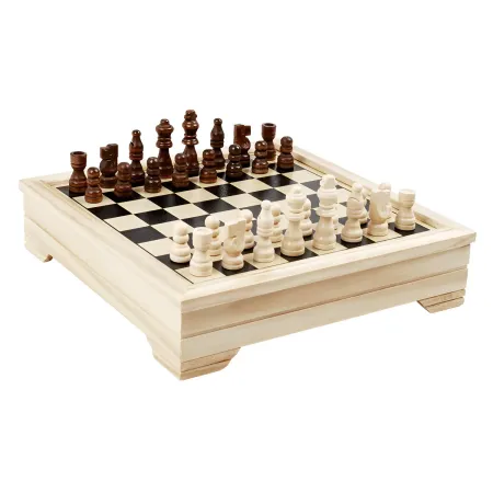 Scacchiera in Legno 7 in 1 Giochi da Tavolo Combinati Set Multifunzione