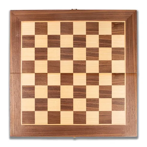 Scacchiera Pieghevole Deluxe in Legno Set Salvaspazio Richiudibile