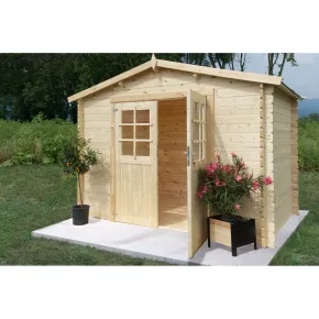 Casetta in Legno da Giardino 3x2 Blockhouse 28 mm Rimessa per Attrezzi 2