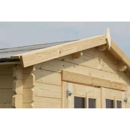Casetta in Legno 3x3 28 mm da Giardino Rimessa per Attrezzi Blockhouse