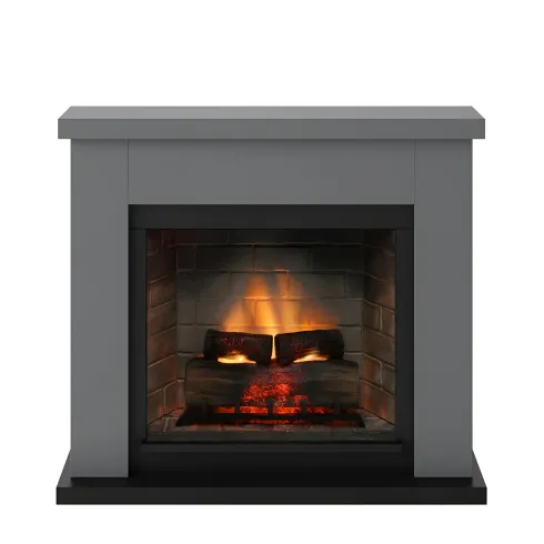 Camino Elettrico Tagu Frode PowerFlame2 Grigio 1600W