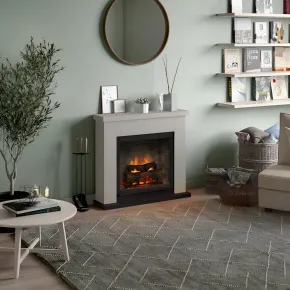 Camino Elettrico Tagu Frode PowerFlame2 Beige 1600W 2