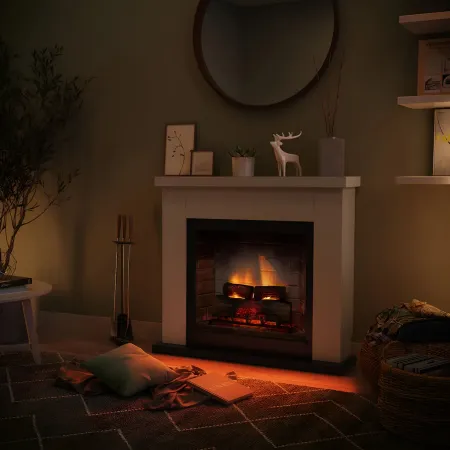 Camino Elettrico Tagu Frode PowerFlame2 Beige 1600W