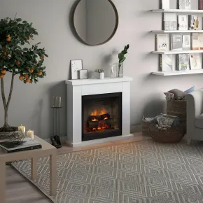 Camino Elettrico Tagu Frode PowerFlame2 Bianco 1600W 2