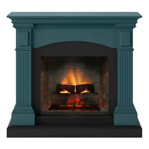 Camino Elettrico Tagu Magna PowerFlame2 Turchese 1600W