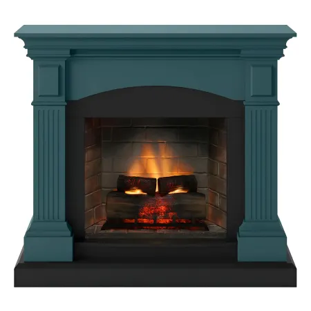 Camino Elettrico Tagu Magna PowerFlame2 Turchese 1600W