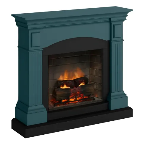 Camino Elettrico Tagu Magna PowerFlame2 Turchese 1600W