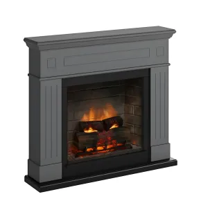 Camino Elettrico Tagu Larsen PowerFlame2 Grigio 1600W