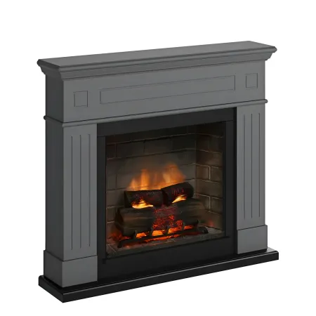 Camino Elettrico Tagu Larsen PowerFlame2 Grigio 1600W