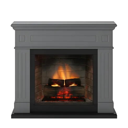 Camino Elettrico Tagu Larsen PowerFlame2 Grigio 1600W