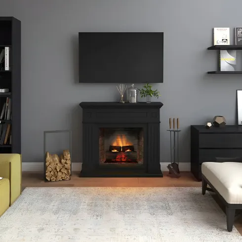 Camino Elettrico Nero Tagu Larsen PowerFlame2 1600w