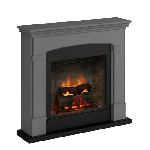 Camino Elettrico Tagu Helmi PowerFlame2 Grigio 1600W