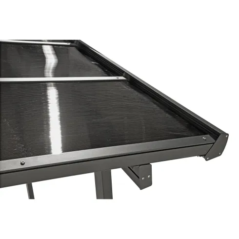 Pergola Addossata 4x3 in Alluminio Gazebo da Giardino Terrazzo