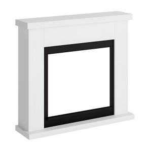 Cornice per Caminetto Elettrico Tagu Frode Camino Bianco in Legno MDF