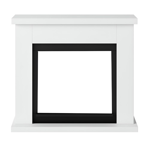 Cornice per Caminetto Elettrico Tagu Frode Camino Bianco in Legno MDF