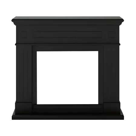 Cornice per Camino Elettrico Nero in Legno MDF Tagu Larsen Caminetto