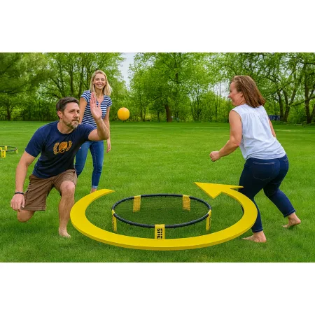 Set Rete Bouncing per Giardino Bambini e Adulti con Palline Incluse