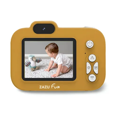 Fotocamera Digitale per Bambini Video HD 1080P Giallo Filtri Divertenti