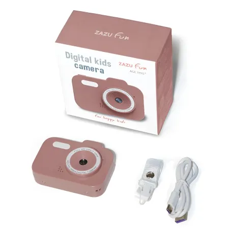 Fotocamera Digitale per Bambini Video HD 1080P Rosa Filtri Divertenti