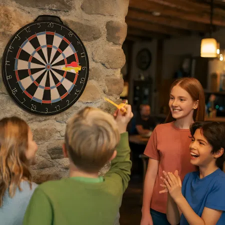 Set Freccette Magnetiche con Bersaglio Doppia Faccia per Bambini