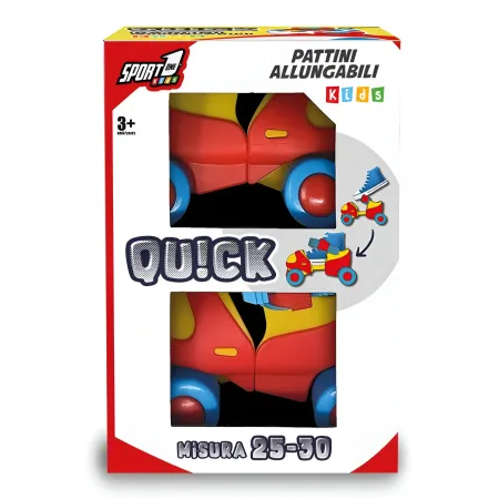 Pattini Roller Allungabili per Bambini con 4 Ruote Misura 25-30