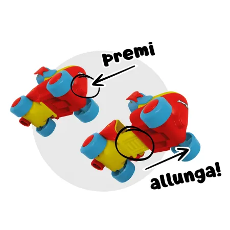 Pattini Roller Allungabili per Bambini con 4 Ruote Misura 25-30