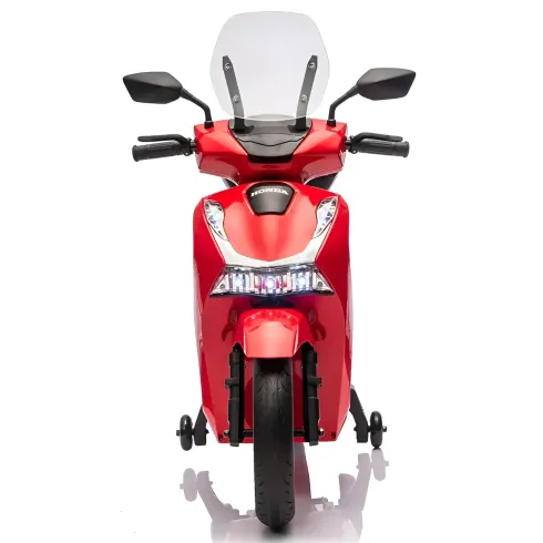 Moto Elettrica per Bambini 12V Scooter Rosso Honda SH125