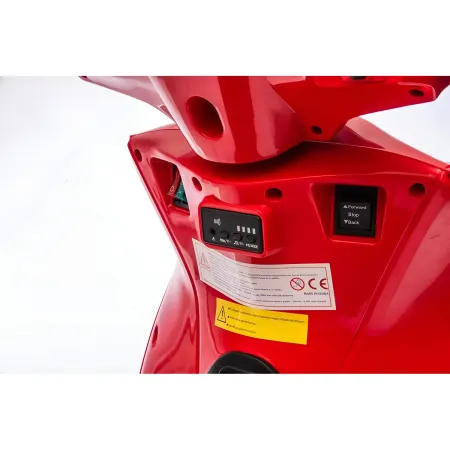 Moto Elettrica per Bambini 12V Scooter Rosso Honda SH125