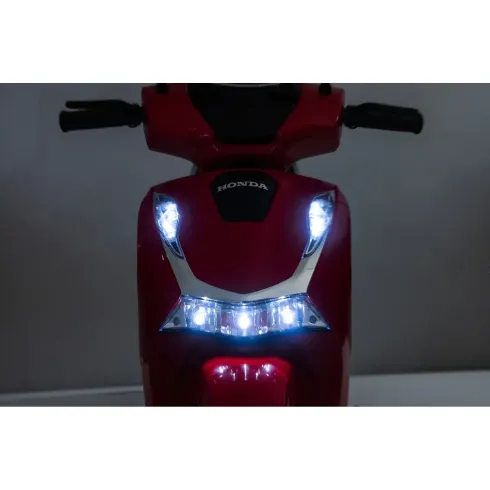Moto Elettrica per Bambini 12V Scooter Rosso Honda SH125