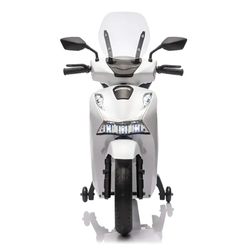 Moto Elettrica per Bambini 12V Scooter Bianco Honda SH125