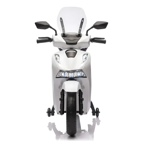 Moto Elettrica per Bambini 12V Scooter Bianco Honda SH125