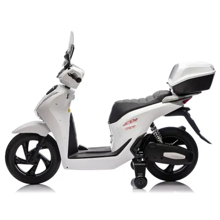 Moto Elettrica per Bambini 12V Scooter Bianco Honda SH125