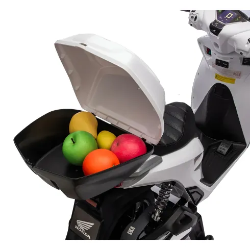 Moto Elettrica per Bambini 12V Scooter Bianco Honda SH125