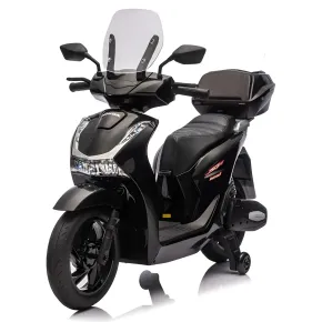 Moto Elettrica per Bambini 12V Scooter Nero Honda SH125