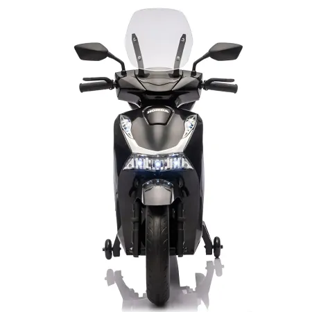 Moto Elettrica per Bambini 12V Scooter Nero Honda SH125
