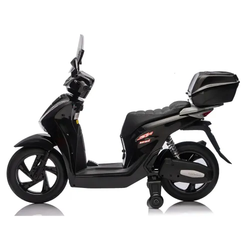 Moto Elettrica per Bambini 12V Scooter Nero Honda SH125