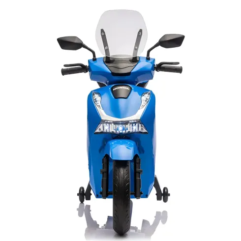 Moto Elettrica per Bambini 12V Scooter Blu Honda SH125