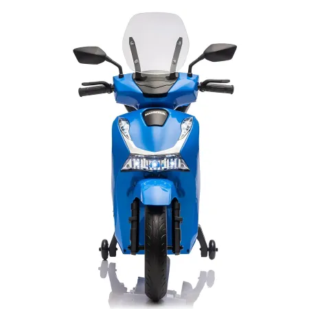 Moto Elettrica per Bambini 12V Scooter Blu Honda SH125