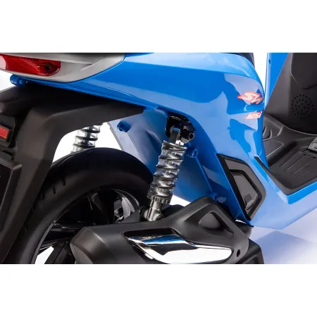 Moto Elettrica per Bambini 12V Scooter Blu Honda SH125