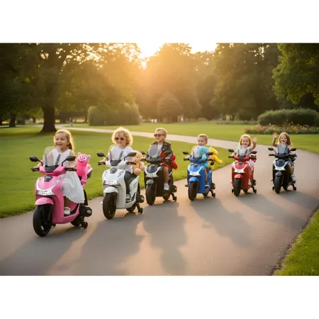Moto Elettrica per Bambini 12V Scooter Nero Honda SH125