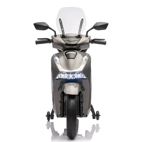 Moto Elettrica per Bambini 12V Scooter Grigio Honda SH125