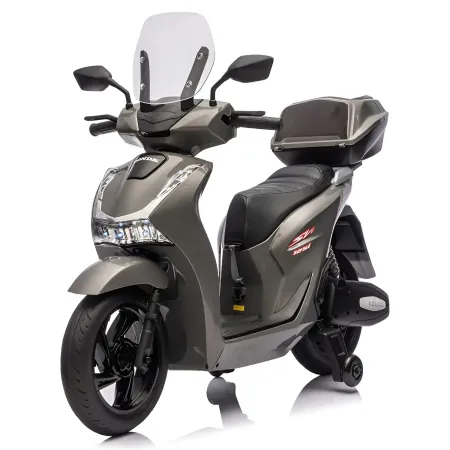 Moto Elettrica per Bambini 12V Scooter Grigio Honda SH125