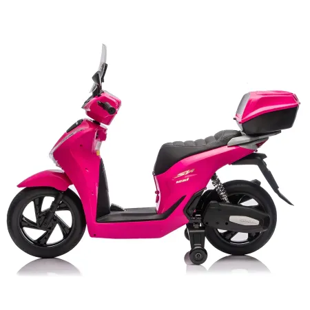 Moto Elettrica per Bambini 12V Scooter Rosa Honda SH125