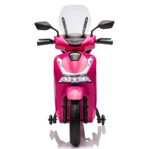 Moto Elettrica per Bambini 12V Scooter Rosa Honda SH125