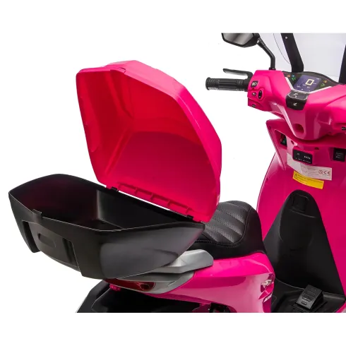 Moto Elettrica per Bambini 12V Scooter Rosa Honda SH125
