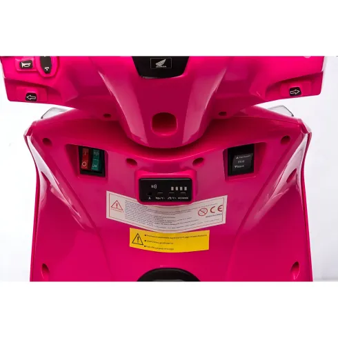 Moto Elettrica per Bambini 12V Scooter Rosa Honda SH125