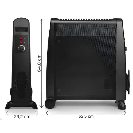 Radiatore Elettrico 2000W da Pavimento per Casa Riscaldamento Rapido