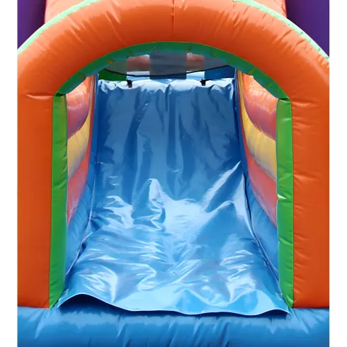 Castello Gonfiabile per Bambini Professionale con Scivolo e Ostacoli